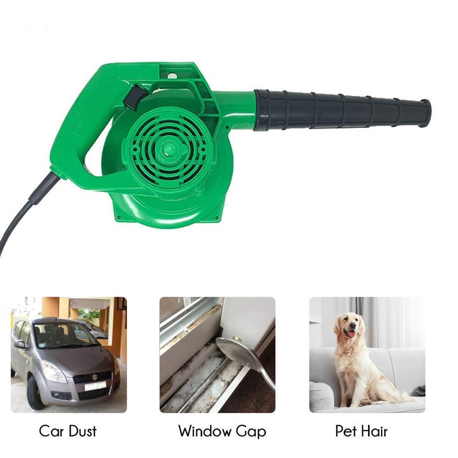 3158 650V Blower Portable rifel Range Heavy Duty air Blower, Electric Air Blower for Home/Office/Car/Pc/Computer Dust/Garage/Patio/Garden Leaf/Trash Cleaning (350W, 2.3 m3/min, 13000 RPM, Green) 3158 650V Blower Portable rifel Range Heavy Duty air Blower, Electric Air Blower for Home/Office/Car/Pc/Computer Dust/Garage/Patio/Garden Leaf/Trash Cleaning (350W, 2.3 m3/min, 13000 RPM, Green)